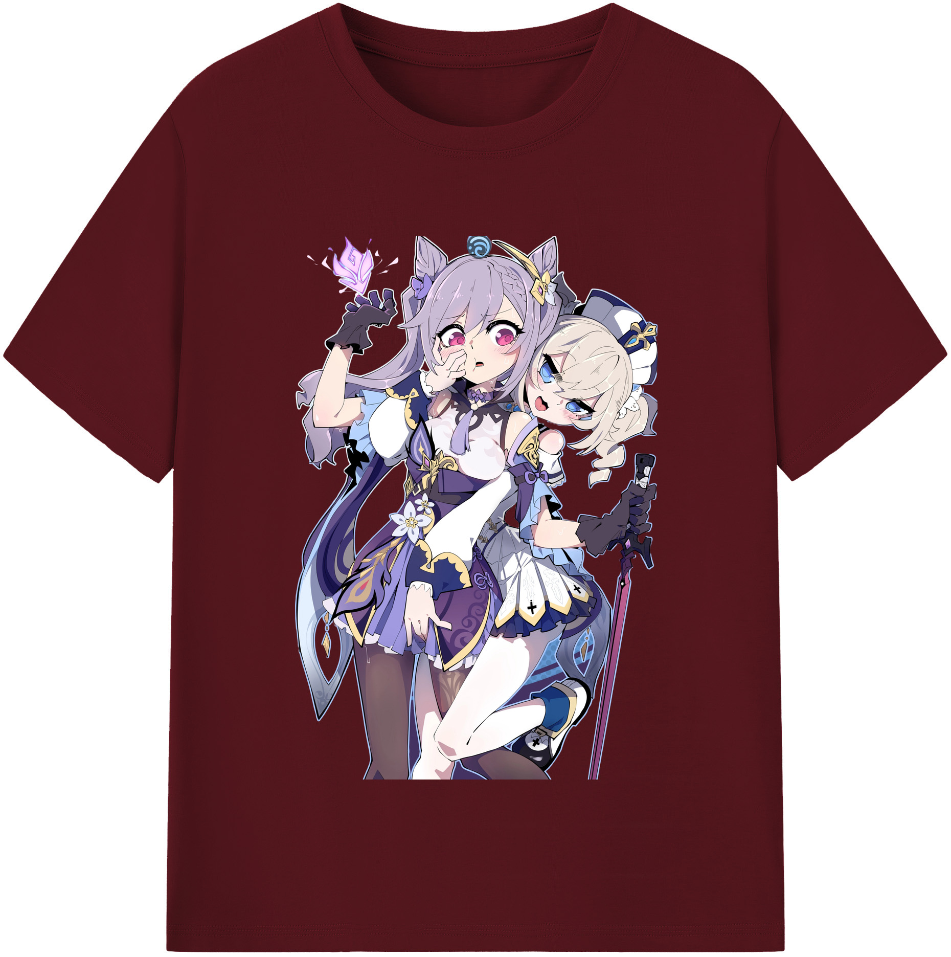 げんし神 刻晴 こくせい genshin Kokusei 綿100％半袖Tシャツ（フロントプリント）